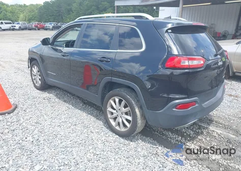 2016 Jeep Cherokee Limited z USA, uszkodzony, nr VIN 1C4PJLDB0GW158368